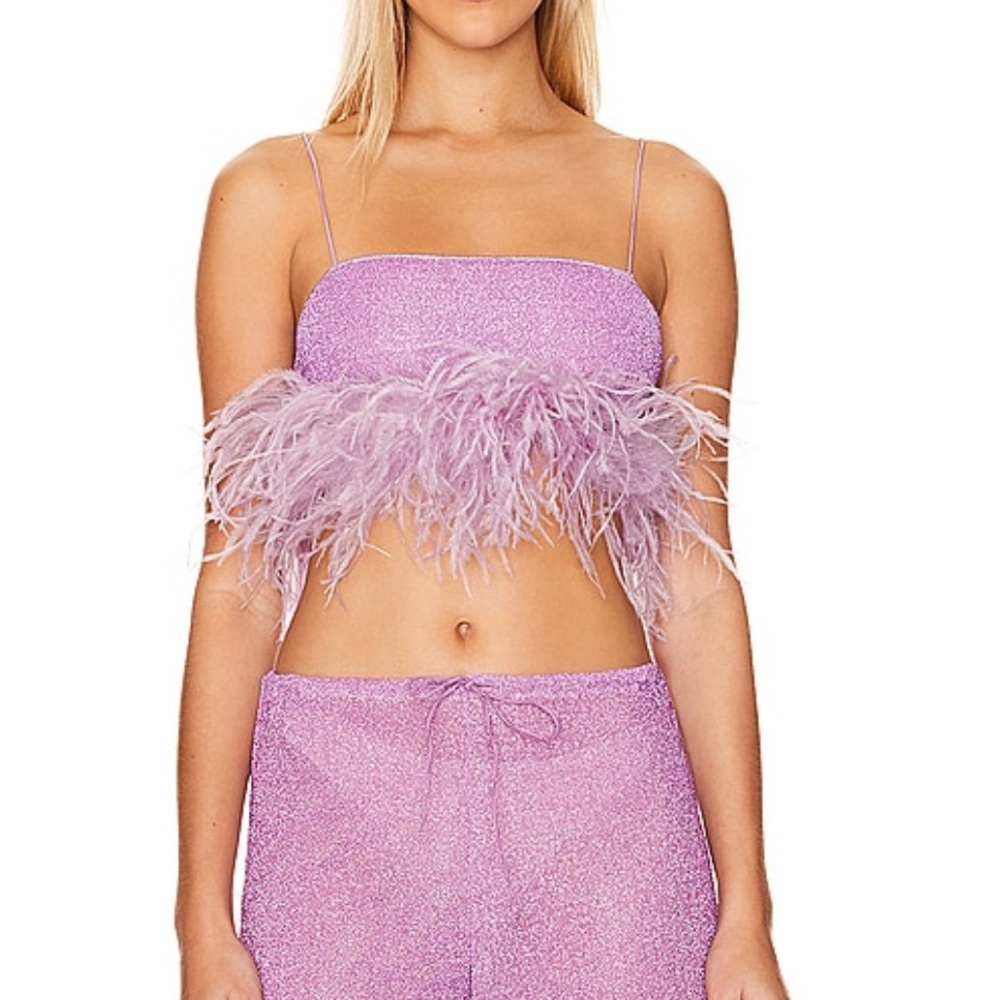 Oseree lumiere plumage top